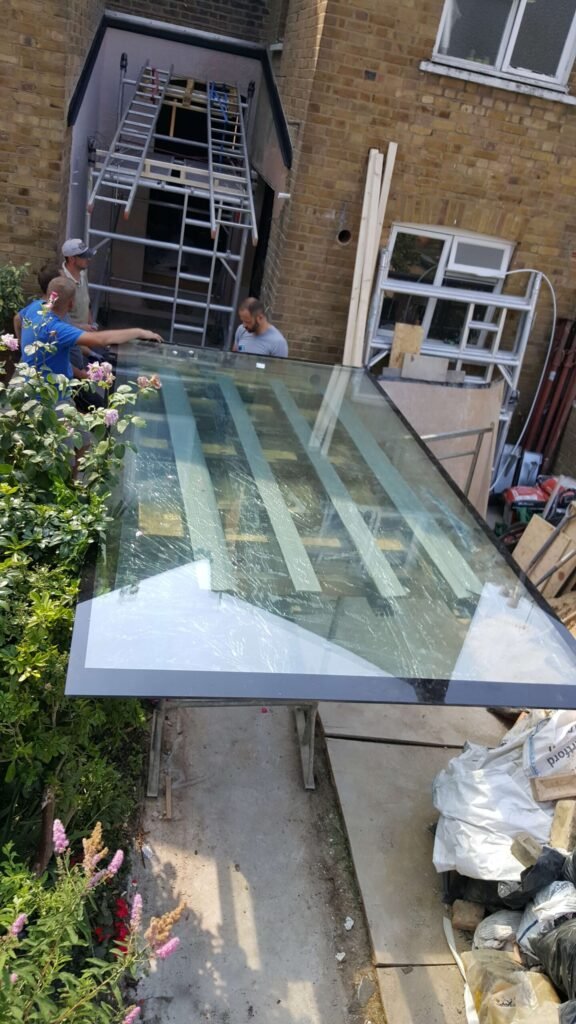 Large glass unit
